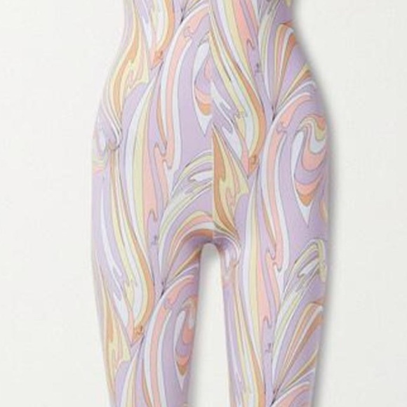 Emilio Pucci Pants - Emilio Pucci Pastel Swirl Jumpsuit